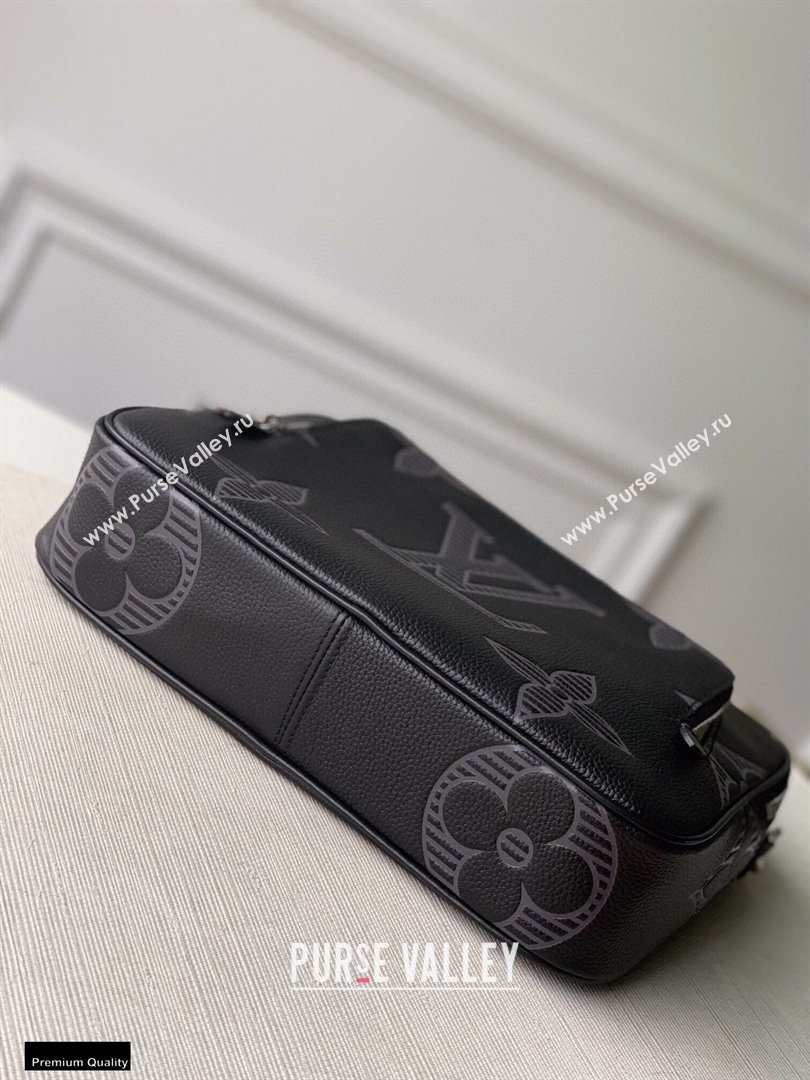 Louis Vuitton Taurillon Shadow Leather Flight Case Bag M57287 2021 (kiki-20123112)