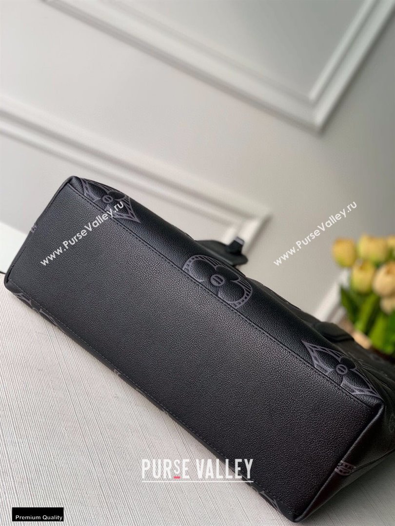 Louis Vuitton Taurillon Shadow Leather Cabas Voyage Bag M57290 2021 (kiki-20123110)