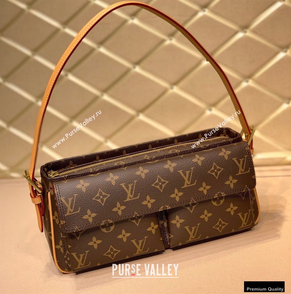 Louis Vuitton Monogram Canvas Viva Cite MM Bag M51164 (kiki-20123027)