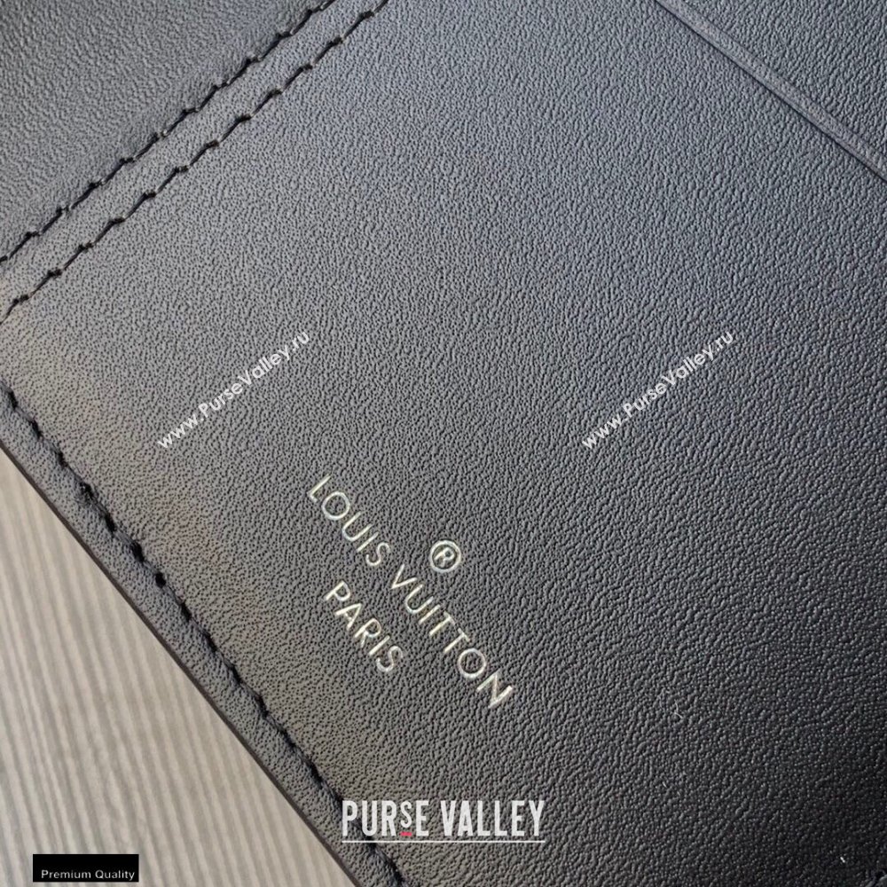 Louis Vuitton Taurillon Shadow Leather Brazza Wallet M80042 2021 (kiki-20123115)