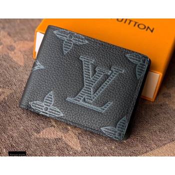 Louis Vuitton Taurillon Shadow Leather Multiple Wallet M80039 2021 (kiki-20123116)