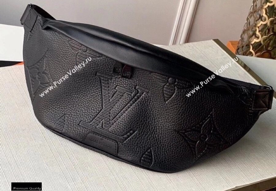 Louis Vuitton Taurillon Shadow Leather Discovery Bumbag M57289 2021 (kiki-20123113)