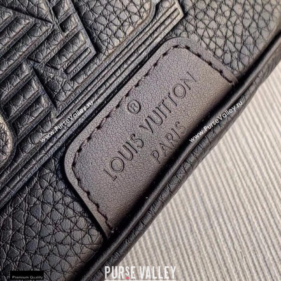 Louis Vuitton Taurillon Shadow Leather Discovery Bumbag M57289 2021 (kiki-20123113)