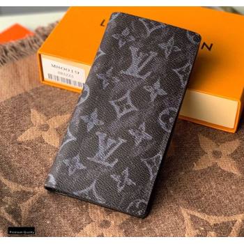 Louis Vuitton Monogram Pastel Noir Canvas Brazza Wallet M80019 2021 (kiki-20123125)