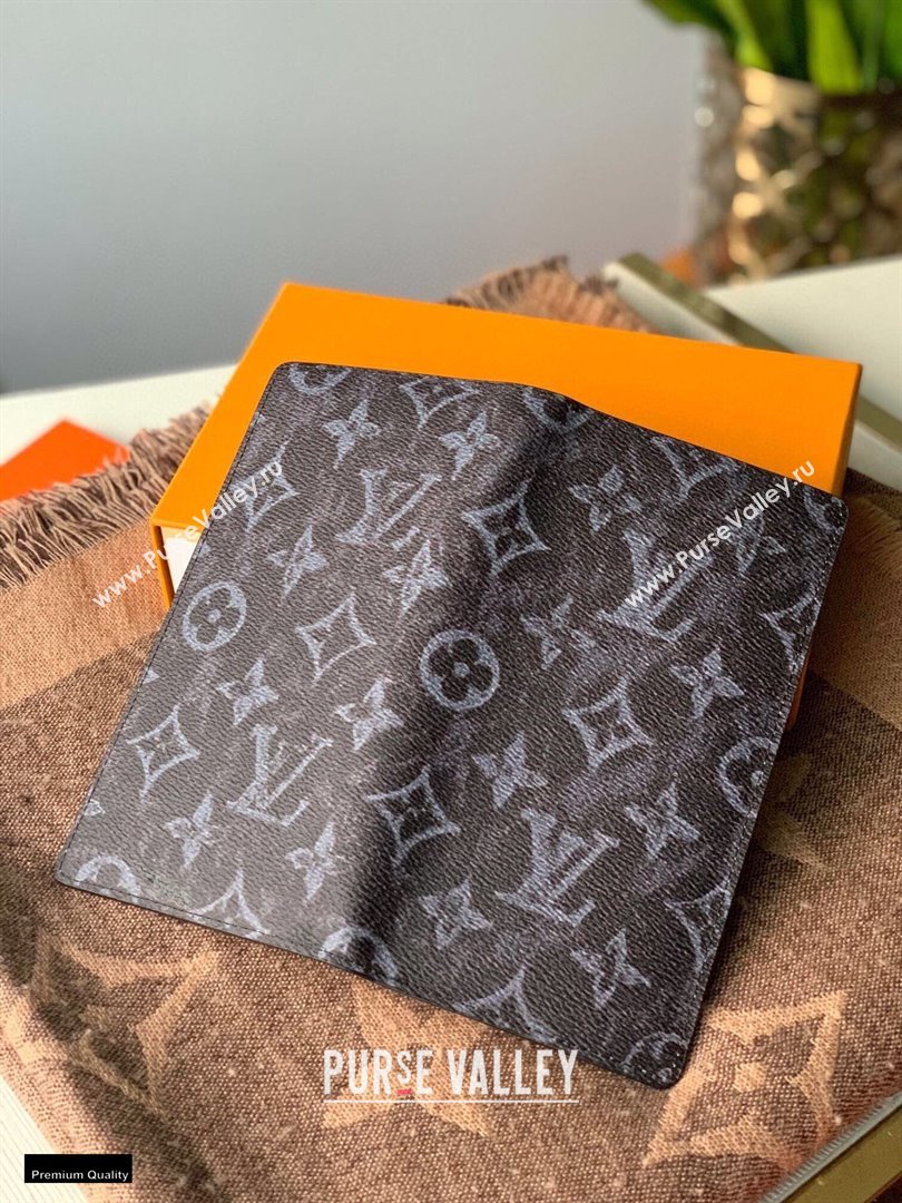 Louis Vuitton Monogram Pastel Noir Canvas Brazza Wallet M80019 2021 (kiki-20123125)