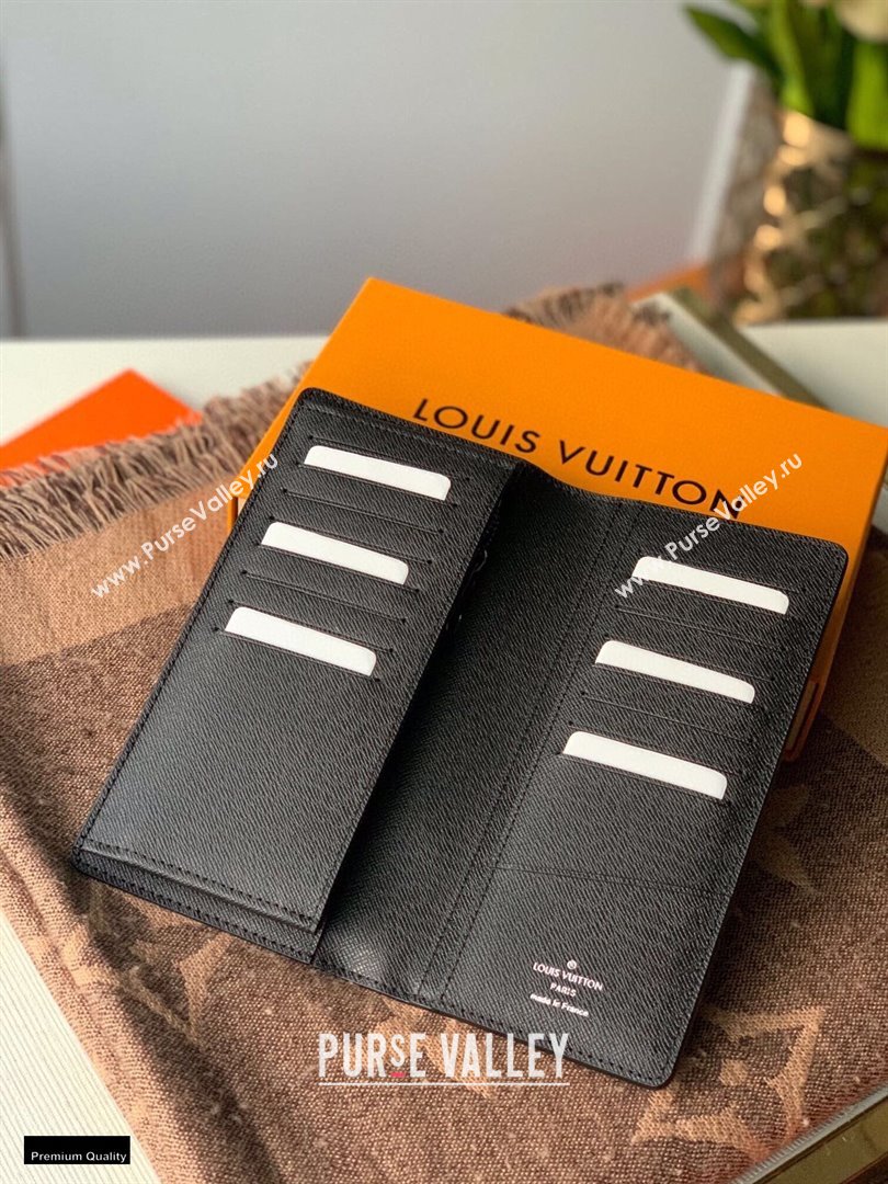 Louis Vuitton Monogram Pastel Noir Canvas Brazza Wallet M80019 2021 (kiki-20123125)