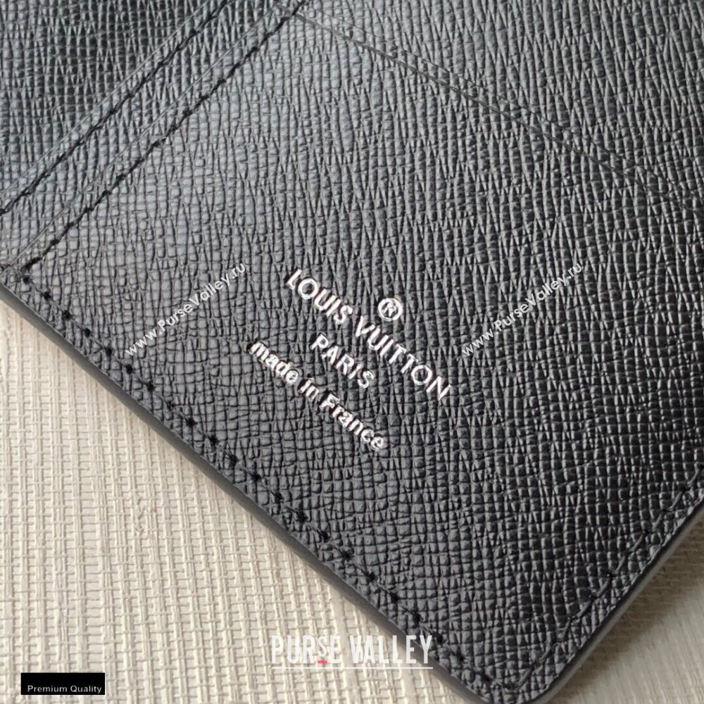 Louis Vuitton Monogram Pastel Noir Canvas Brazza Wallet M80019 2021 (kiki-20123125)