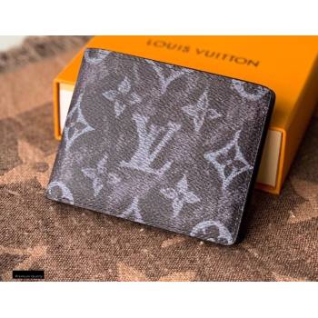 Louis Vuitton Monogram Pastel Noir Canvas Multiple Wallet M80017 2021 (kiki-20123126)