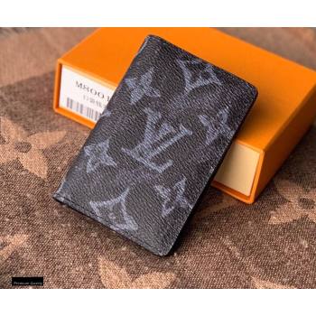 Louis Vuitton Monogram Pastel Noir Canvas Pocket Organizer Wallet M80015 2021 (kiki-20123127)