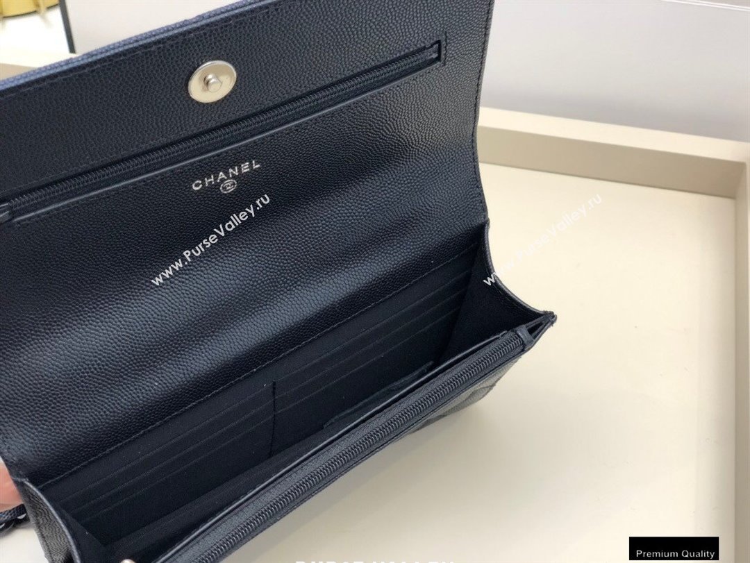 Chanel Grained Calfskin My Everything Wallet on Chain WOC Bag AP1954 Black 2020 (smjd-21010511)