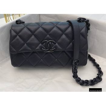 Chanel Grained Calfskin My Everything Small Flap Bag AS2302 Black 2020 (smjd-21010509)