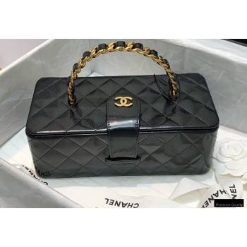 Chanel Get Round Vintage Vanity Case Bag Black 2021 (jiyuan-21010521)