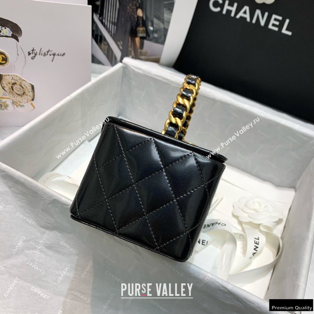 Chanel Get Round Vintage Vanity Case Bag Black 2021 (jiyuan-21010521)