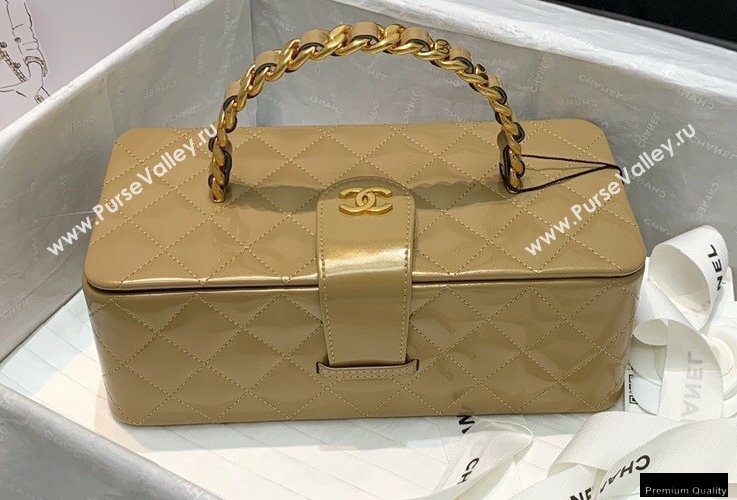 Chanel Get Round Vintage Vanity Case Bag Gold 2021 (jiyuan-21010522)