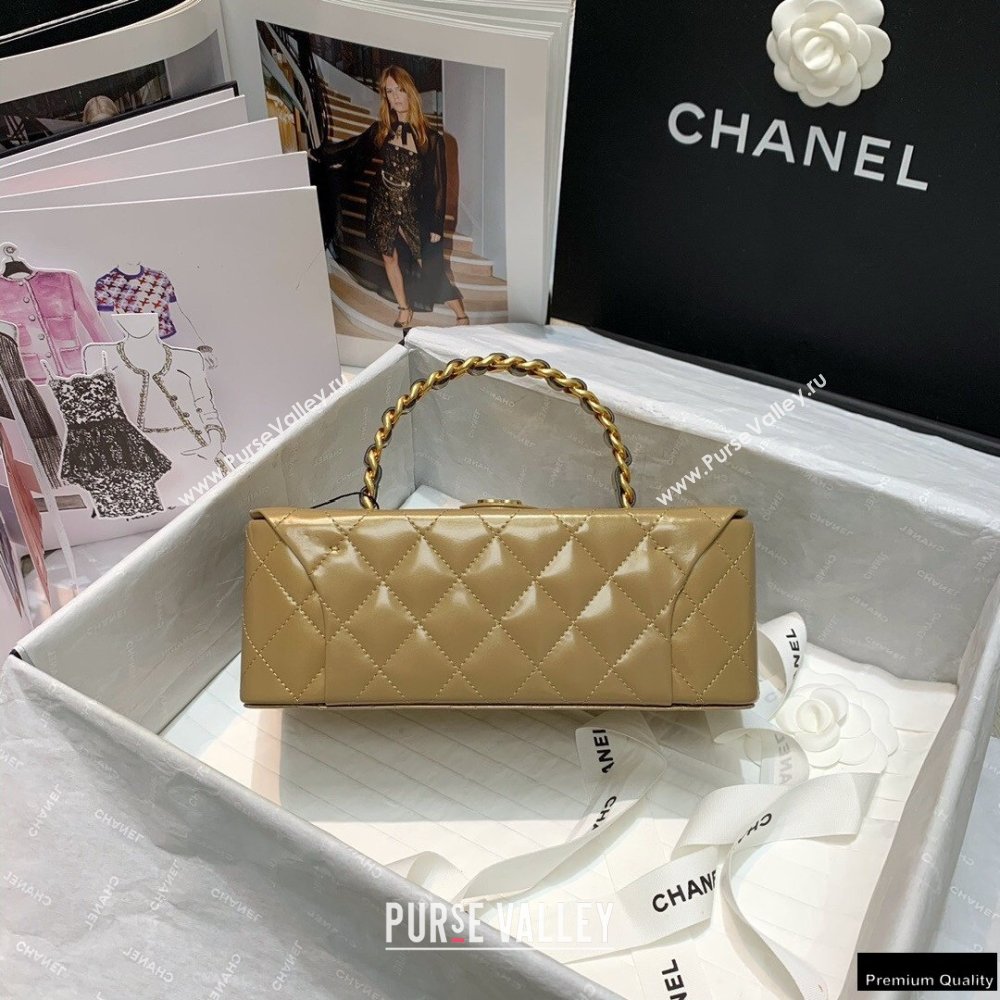 Chanel Get Round Vintage Vanity Case Bag Gold 2021 (jiyuan-21010522)