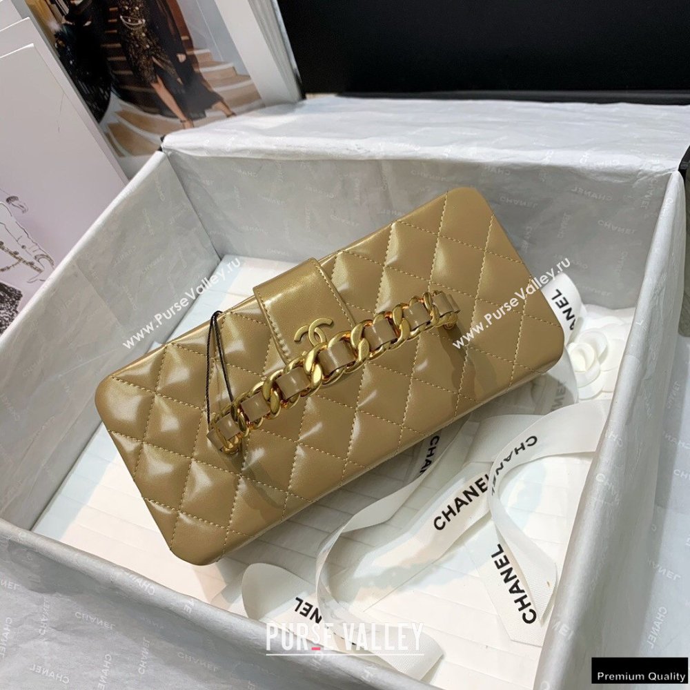 Chanel Get Round Vintage Vanity Case Bag Gold 2021 (jiyuan-21010522)