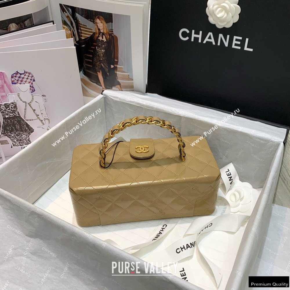 Chanel Get Round Vintage Vanity Case Bag Gold 2021 (jiyuan-21010522)