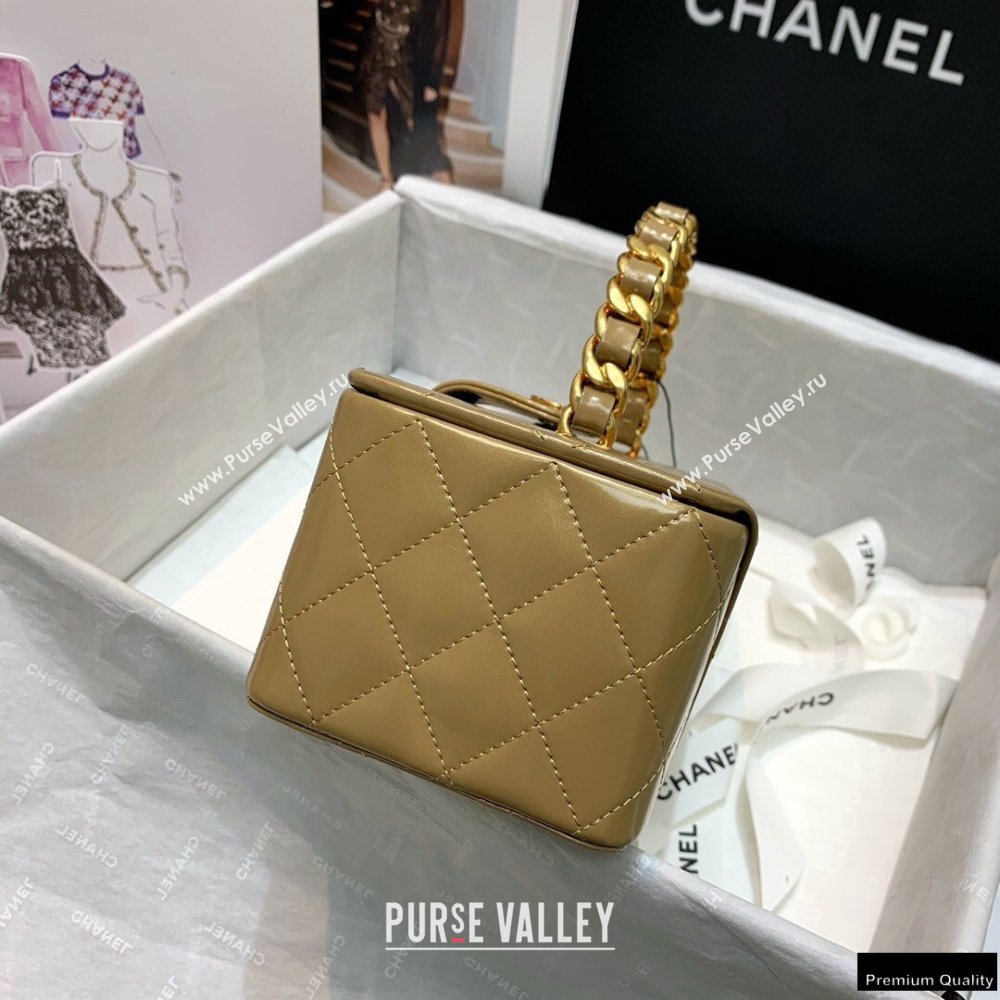 Chanel Get Round Vintage Vanity Case Bag Gold 2021 (jiyuan-21010522)