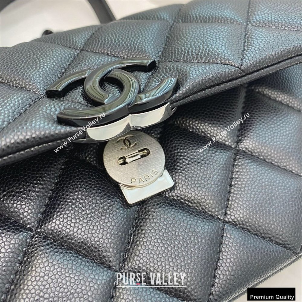 Chanel Grained Calfskin My Everything Small Flap Bag AS2302 Black 2020 (smjd-21010509)
