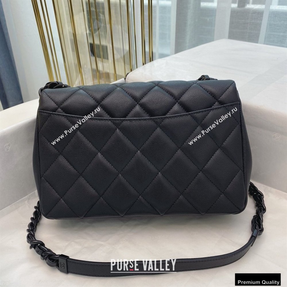 Chanel Grained Calfskin My Everything Flap Bag AS2303 Black 2020 (smjd-21010507)
