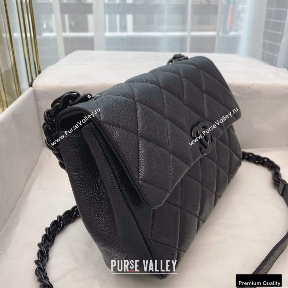 Chanel Grained Calfskin My Everything Flap Bag AS2303 Black 2020 (smjd-21010507)