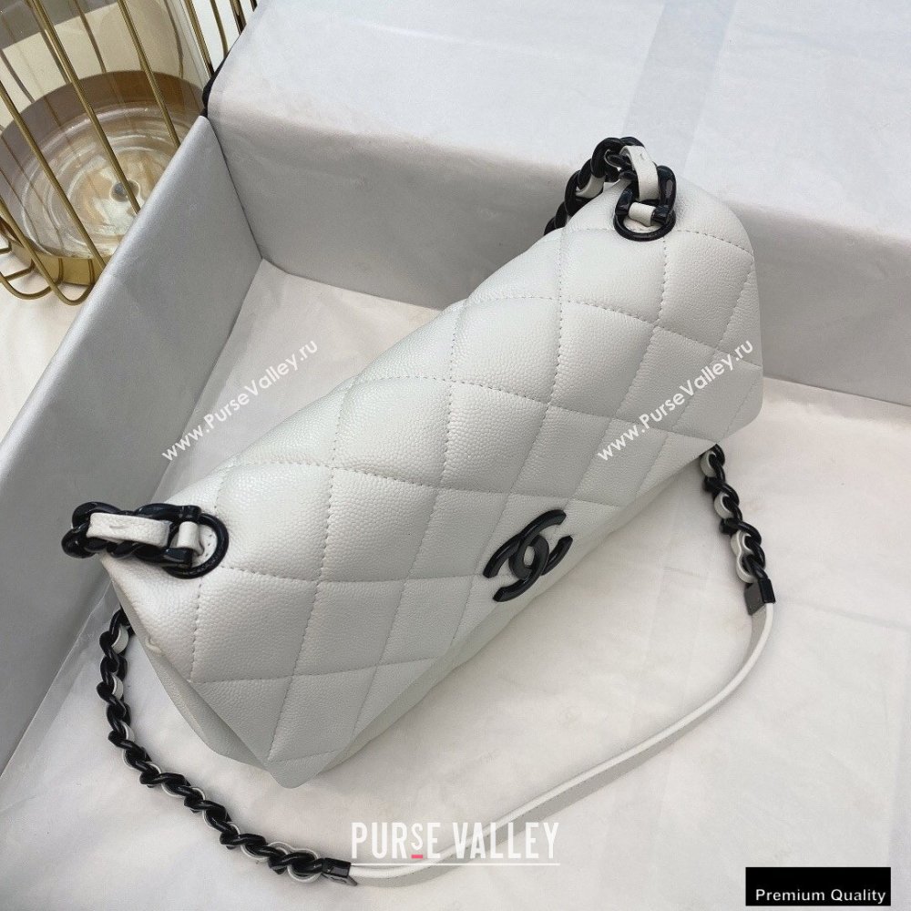 Chanel Grained Calfskin My Everything Flap Bag AS2303 White 2020 (smjd-21010508)