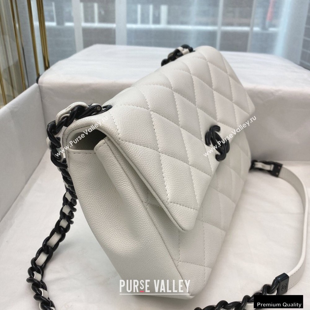 Chanel Grained Calfskin My Everything Flap Bag AS2303 White 2020 (smjd-21010508)