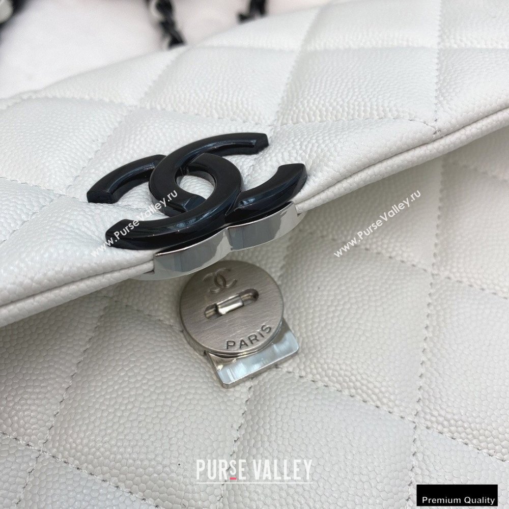Chanel Grained Calfskin My Everything Flap Bag AS2303 White 2020 (smjd-21010508)