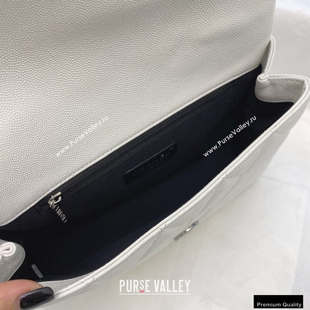 Chanel Grained Calfskin My Everything Flap Bag AS2303 White 2020 (smjd-21010508)