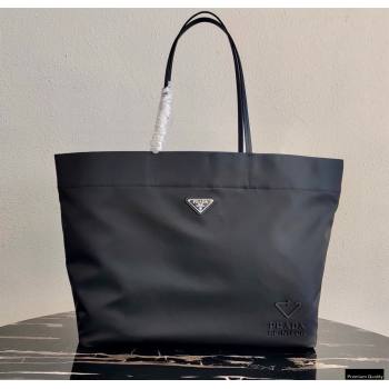 Prada Re-Nylon Medium Tote Bag 1BG107 Black 2021 (ziyin-21011114)