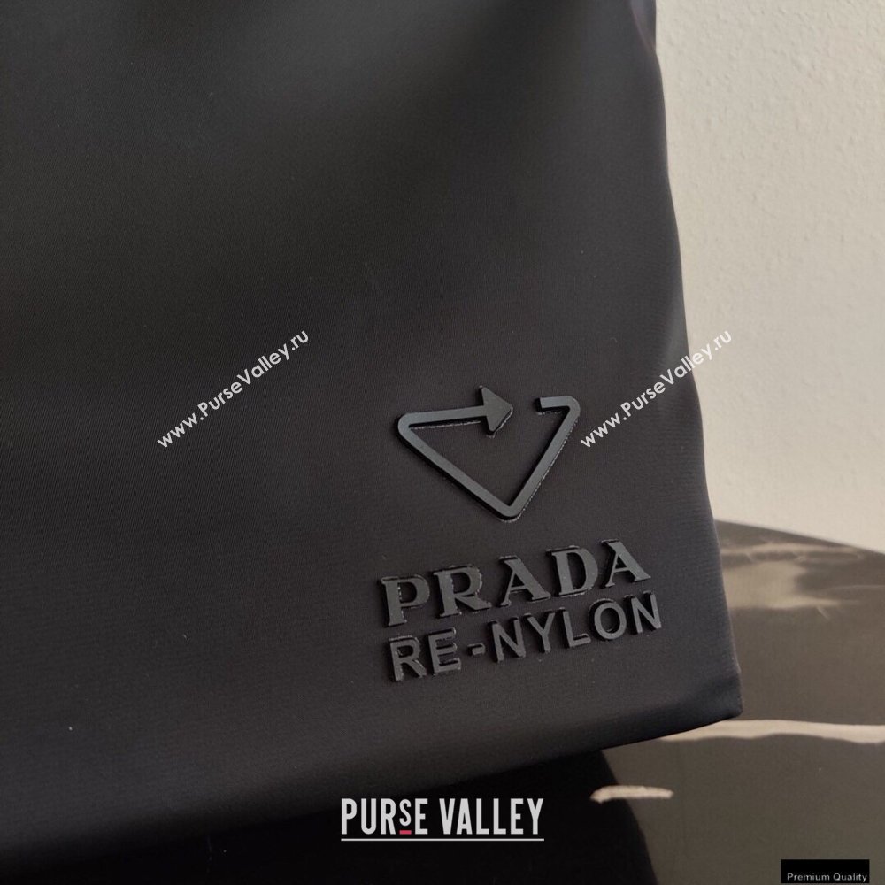 Prada Re-Nylon Medium Tote Bag 1BG107 Black 2021 (ziyin-21011114)