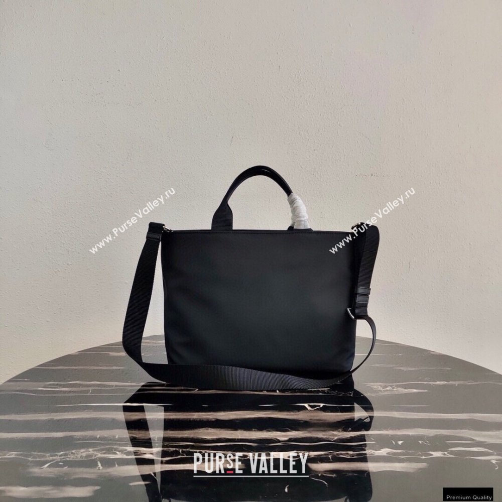 Prada Nylon Tote Bag 1BG354 Black 2021 (ziyin-21011113)