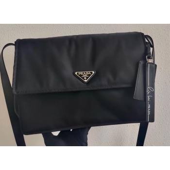 Prada Medium Padded Nylon Shoulder Bag 1BD255 Black 2021 (ziyin-21011110)