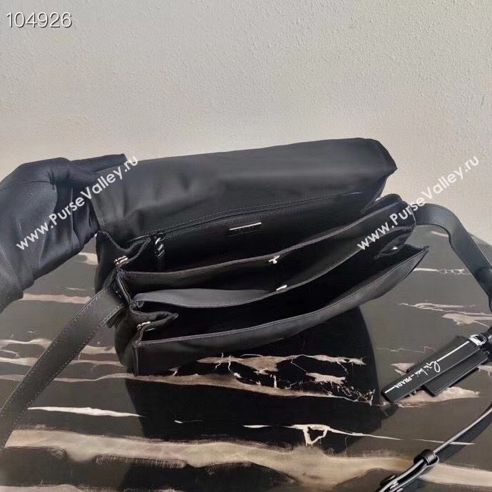Prada Medium Padded Nylon Shoulder Bag 1BD255 Black 2021 (ziyin-21011110)