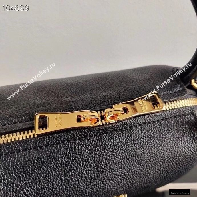 Prada Small Leather HandBag 1BC145 Black 2021 (ziyin-21010917)