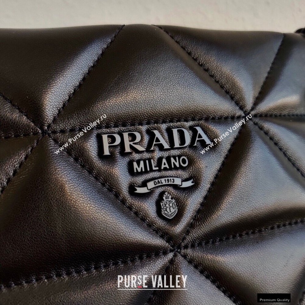 Prada Spectrum Nappa Leather Tote Bag 1BG298 Black 2021 (ziyin-21010909)