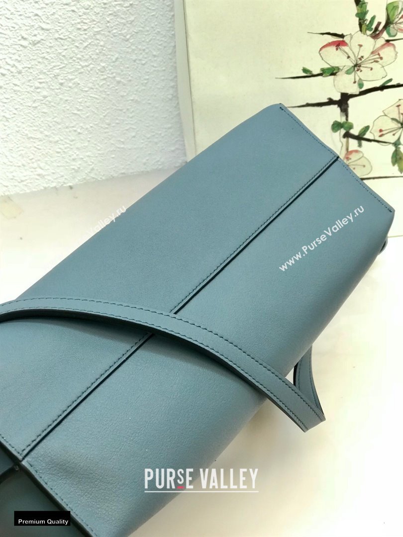 Loewe Medium Flamenco Clutch Bag in Nappa Calfskin Dusty Blue (yongsheng-21011304)