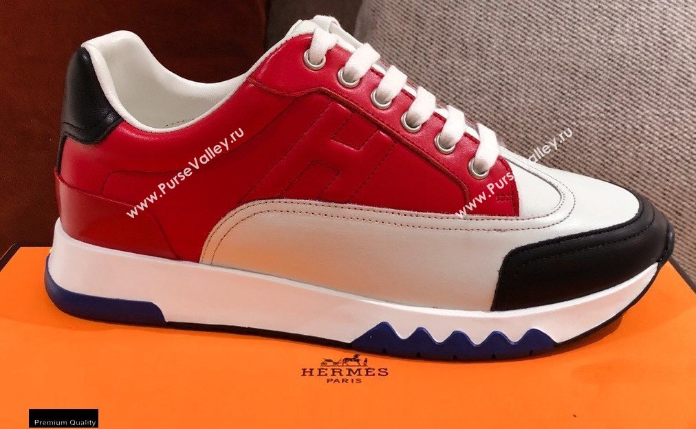 Hermes Trail Sneakers in Calfskin 06 2021 (kaola-21012617)