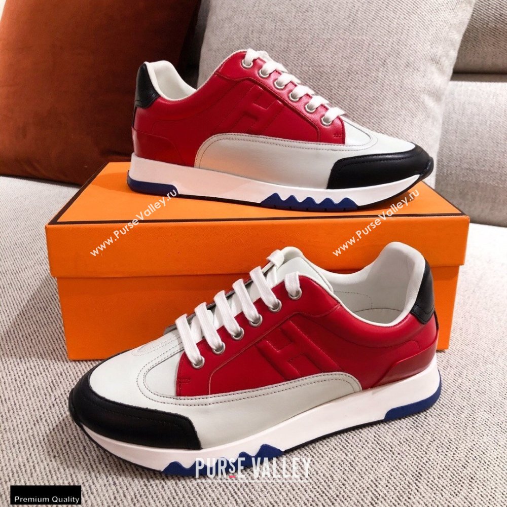 Hermes Trail Sneakers in Calfskin 06 2021 (kaola-21012617)