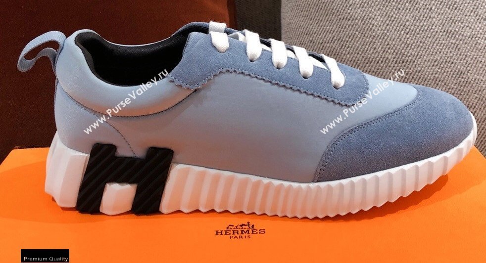 Hermes Technical Canvas Bouncing Sneakers 01 2021 (kaola-21012601)