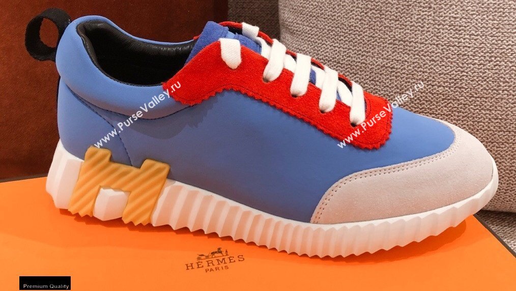 Hermes Technical Canvas Bouncing Sneakers 05 2021 (kaola-21012605)