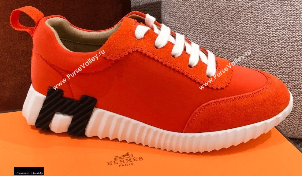 Hermes Technical Canvas Bouncing Sneakers 06 2021 (kaola-21012606)