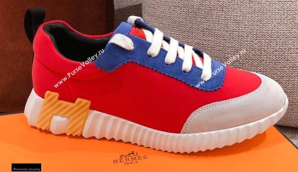 Hermes Technical Canvas Bouncing Sneakers 07 2021 (kaola-21012607)