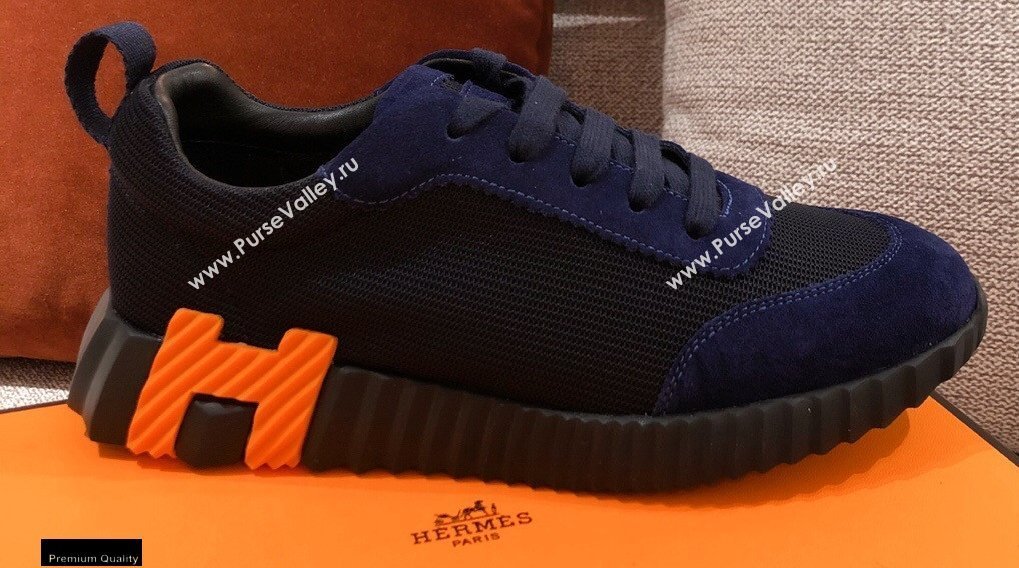 Hermes Technical Canvas Bouncing Sneakers 09 2021 (kaola-21012609)