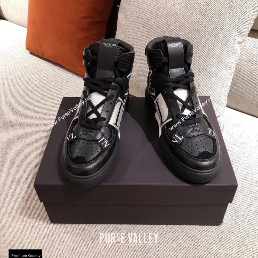 Valentino Mid-Top Calfskin VL7N Sneakers with Bands 05 2021 (kaola-21011505)