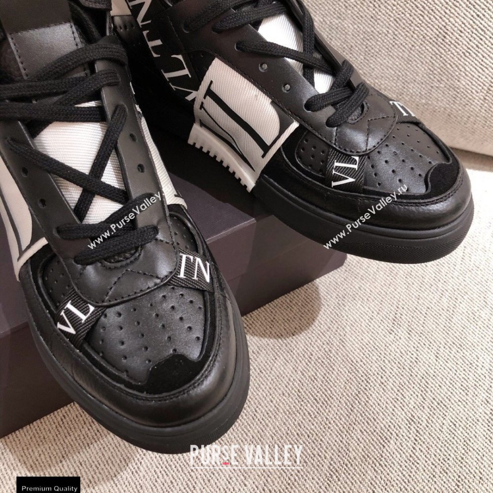 Valentino Mid-Top Calfskin VL7N Sneakers with Bands 05 2021 (kaola-21011505)