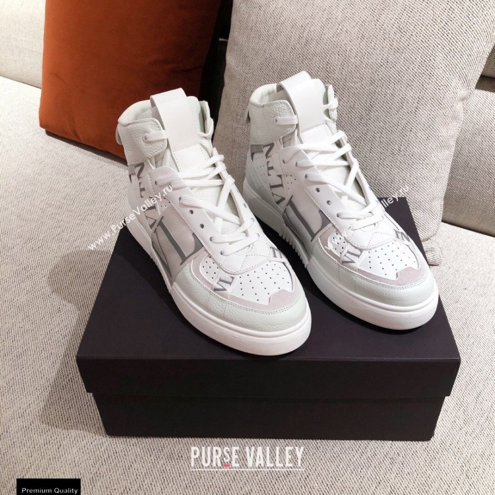 Valentino Mid-Top Calfskin VL7N Sneakers with Bands 04 2021 (kaola-21011504)