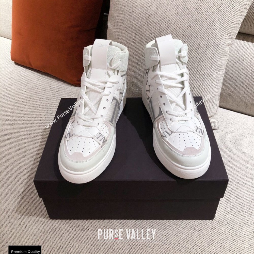 Valentino Mid-Top Calfskin VL7N Sneakers with Bands 04 2021 (kaola-21011504)