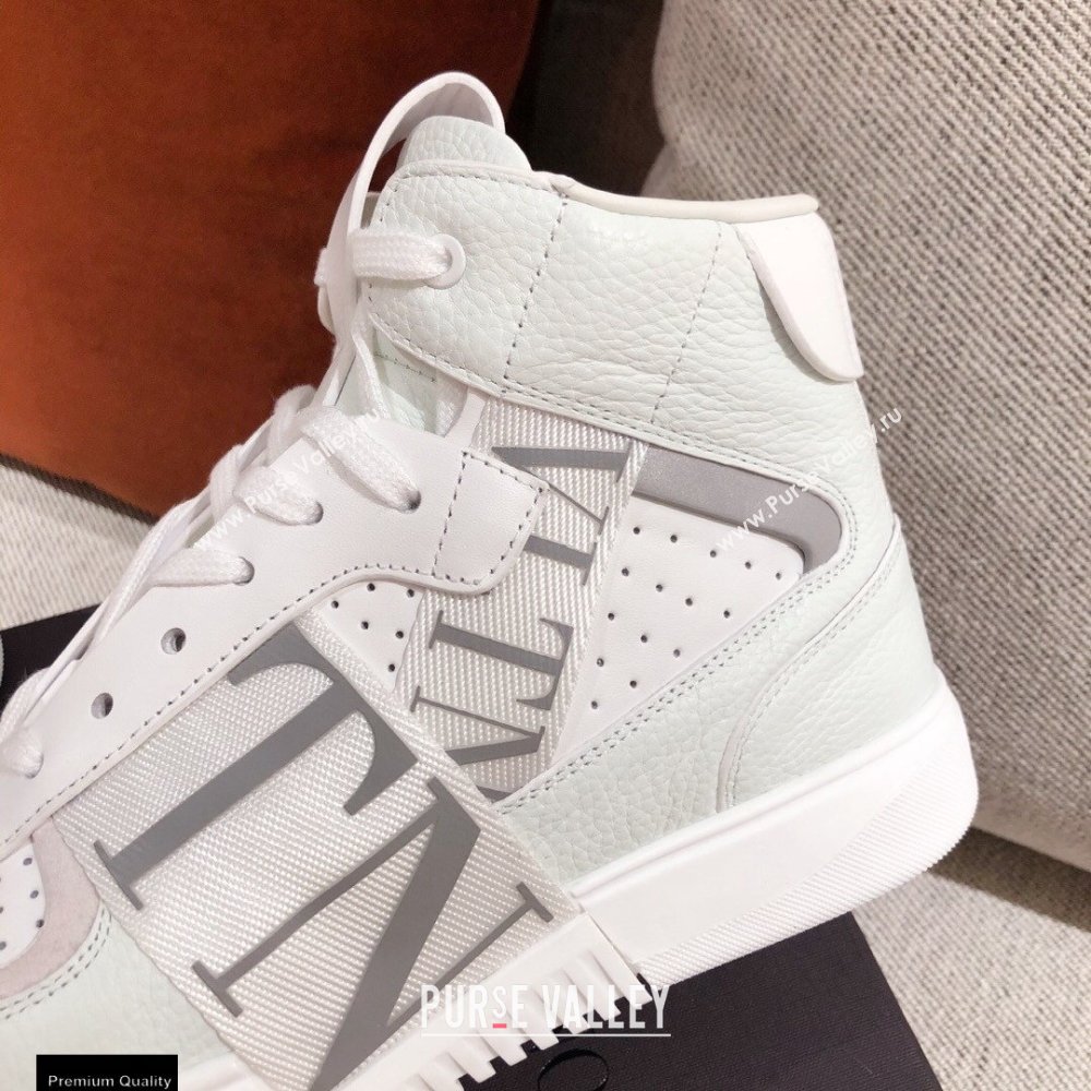 Valentino Mid-Top Calfskin VL7N Sneakers with Bands 04 2021 (kaola-21011504)