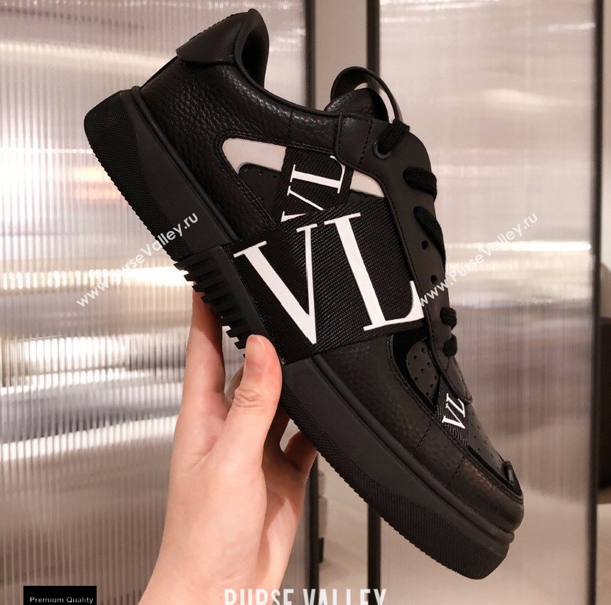 Valentino Low-top Calfskin VL7N Sneakers with Bands 08 2021 (kaola-21011515)